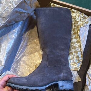 UGG Women's Gray Suede Boots